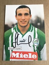 Soner Uysal, Germany 🇩🇪 FC Gütersloh 1997/98 hand signed picture