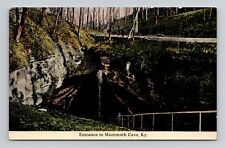 Postcard Entrance to Mammoth Cave Kentucky, Antique N15 picture