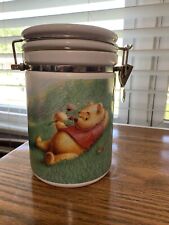 Disney Simply Pooh Cookie Jar/Canister Latch Lid/ Lock Lid /Pooh And Friends picture