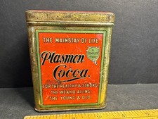 Vintage Plasmon Cocoa Tin, NYC, Mainstay of Life picture