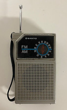 Vintage Sanyo Model AFA9DQ AM FM Transistor Portable Radio Handheld Tested Works picture