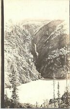 RPPC Copper River Alaska Mountain and Waterfall Scene early 1900s picture