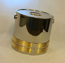 VINTAGE GUCCI 70s KING OF THE ICE BUCKETS SUPER STUNNING HEAVY CHROME METAL  picture