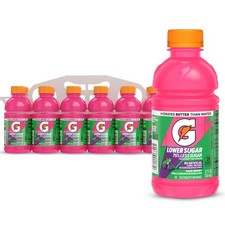Gatorade Lower Sugar Rain Berry Sports Drink Mini Multipack Bottles 12 fl oz, 12 picture