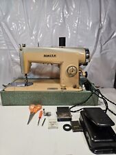 vintage white brand sewing machine Tested Tested working picture