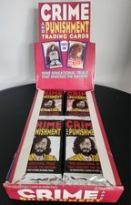 SINGLE SEALED PACK: 1992 CRIME AND PUNISHMENT SERIES ONE TRADING CARDS MANSON picture