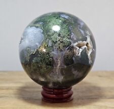 DRUZY Moss Agate Sphere. *HIGH QUALITY*  picture