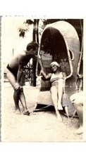 1933 Austria Photo-Hallein Grandbad Resort Scene Couple & Courtship Note picture