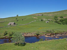 Photo 6x4 River Swale, Swaledale Thorns/NY8800 Smithy Holme high on the  c2009 picture