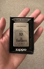Zippo Marlboro  silver brand new genuine Zippo lighter picture