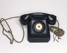 Vintage Stromberg Carlson Black Telephone With No Dial Not Working Sold As Is picture