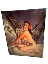 Lenticular 3-D Glass Plate Harvey Prever/ Paul Hesse Nude Woman # 2. 11” x 14” picture