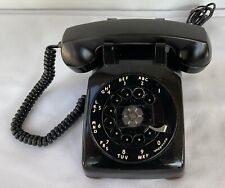 1958 BELL SYSTEM BLACK DESKTOP ROTARY PHONE 500 C/D WESTERN ELECTRIC picture