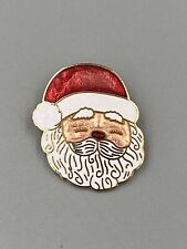 Vintage Santa Face Christmas Lapel Pin Brooch picture