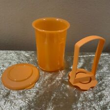 New Beautiful Tupperware Orange Color Mini Pick-a-Deli 2 cups picture