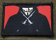V for Vendetta Movie  Morale Patch Tactical ARMY Hook Military USA Badge Flag picture