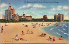 1947 CHICAGO, Illinois Linen Postcard 