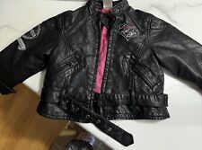 Harley Davidson Girls Motorcycle Jacket Size 2T picture