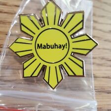Mabuhay... Philippines Hat Lapel Pin Travel Enameled picture