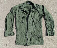 RARE 1963 US Army 1st Pattern Tropical Combat Coat Mans Jacket Slant Pockets SM picture