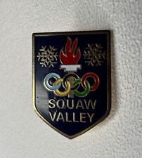 VINTAGE Squaw Valley 1979 Olympics Ski Lapel Hat Cap Pin picture