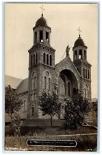 c1910's St. Mary's Church Star On The Sea Newport Vermont VT RPPC Photo Postcard picture