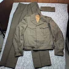 VTG Regulation Army Officer's Uniform Jacket 36 Long Pants Measures 30x32 picture