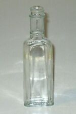 Vintage 1930s-1940s HAZEL ATLAS Clear Glass Medicine Bottle picture