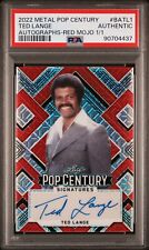 Ted Lange 1/1 Auto - 2022 Leaf Metal Pop Century - The Love Boat “Isaac” PSA picture