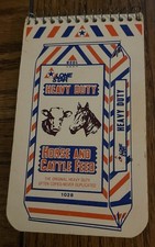 Vintage Lone Star Feed Fertilizer Notepad Nacogdoches Texas Farm Products Co. picture