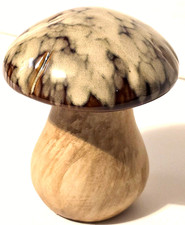 Enchanting Magic Mushroom - 5" Ceramic Figure - Spring Decor - Whimsical Charm picture
