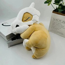 12" Sleep Goodnight Cubone Plush Toy Cartoon Game Stuffed Animal picture