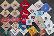 Boy Scouts BSA Large Vintage Philmont NOAC Jamboree Neckerchief Lot of 28 picture
