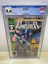 The Punisher #1 CGC 9.4 Graded NM 1st Ongoing Series White Pages Cracked Slab picture