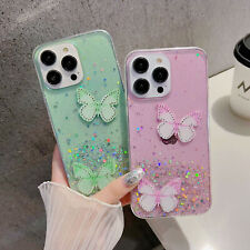 Glitter Foiled Butterfly Phone Case For OPPO Find X5 Reno 9 A57 Realme 9 picture