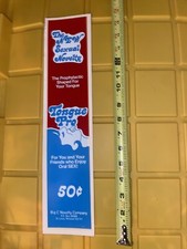 Tongue Pro VINTAGE ORIGINAL CONDOM VENDING MACHINE WATER DECAL Oral Sex Rubbers picture