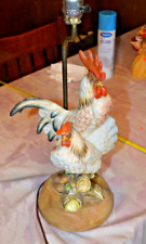 Vintage Chicken/Rooster Ceramic Table Lamp  28.5
