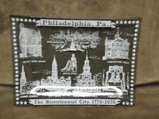 1976 Bicentennial Celebration Souvenir tray Philadelphia Pennsylvania Art Glass picture