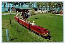 Miniature Train Ride Kiwanis Club Recreation Center Reelfoot Lake Postcard picture