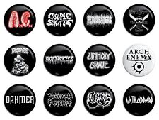 Grindcore Punk Buttons Pins Pinbacks Pack 2 Haggus, Dahmer, Disease picture