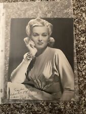 1940’s Actress Beth Drake W/ Signature And Inscription. picture