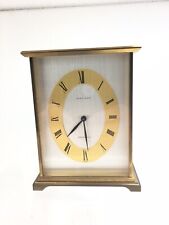 Vintage Cortland Brass Mantle Clock 4 3/4