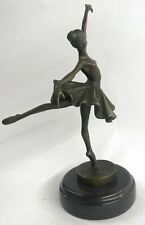 Original Milo Young Girl Ballerina Bronze Figure Sculpture Figurine Statue Decor picture