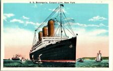 1920'S. S.S. BERENGARIA. CUNARD LINE, NY. POSTCARD. SZ17 picture