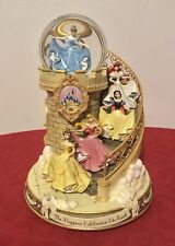 Disney Princesses Staircase Happiest Celebration on Earth Musical SnowGlobe EUC picture