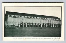 Massena NY-New York, Power House, St Lawrence River Power, Vintage Postcard picture