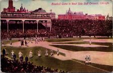 Postcard Baseball Game in West Side Ball Grounds in Chicago, Illinois picture