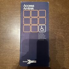 Amtrak (NRPC) Guide To Services For Elderly & Handicapped Travelers - 1978 picture