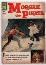 FOUR COLOR 1227 Morgan the Pirate Dell 1961 Fair Movie Adaptation Reeves cvr picture
