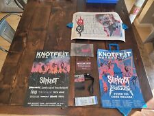 Slipknot Knotfest 2021 Iowa Lot W/ Autographed Poster All Members . 1 Off Pic picture